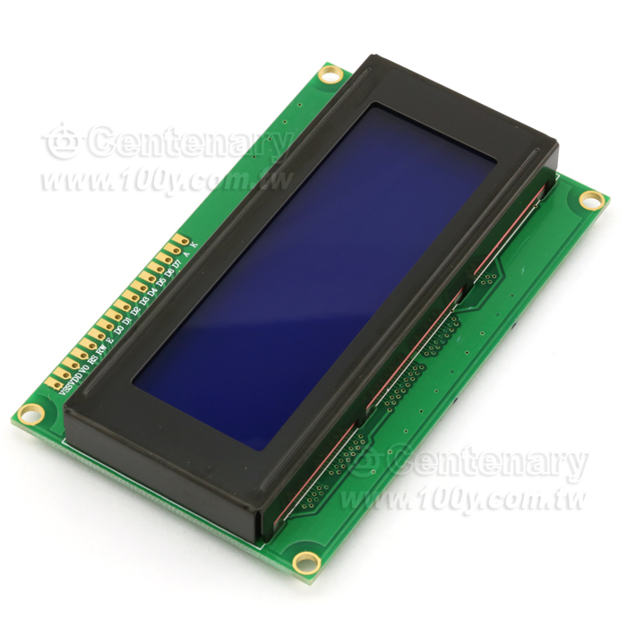 20*4 字符型 LCD 5V (藍屏白字) 並口 - 101221 產品圖片