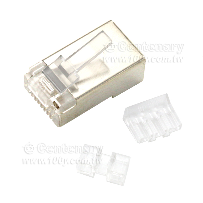 Cat.6 RJ45 8P8C  三件式屏蔽水晶頭 - 103619 產品圖片