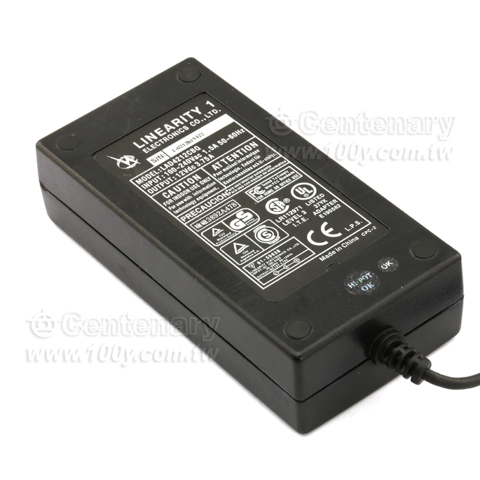 LINEARITY_12V/3.75A Adapter - 101707 Product Image