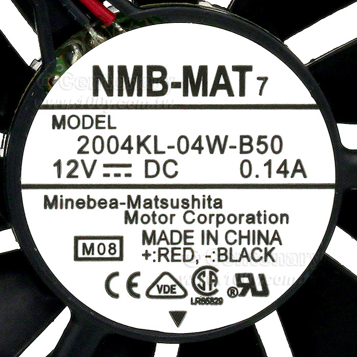 NMB_DC12V 2線帶插頭風扇0.14A - 104691 產品圖片
