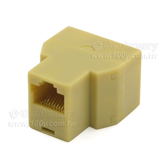 電話接頭 1母轉2母(8P8C) - 104818 產品圖片