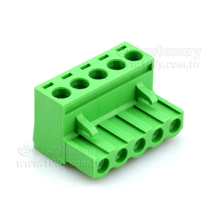 5P 母插頭 P:5.08mm - 112359 產品圖片