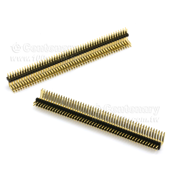 1.27mm Male Headers (Gold) -Double Row - 104613 Product Image