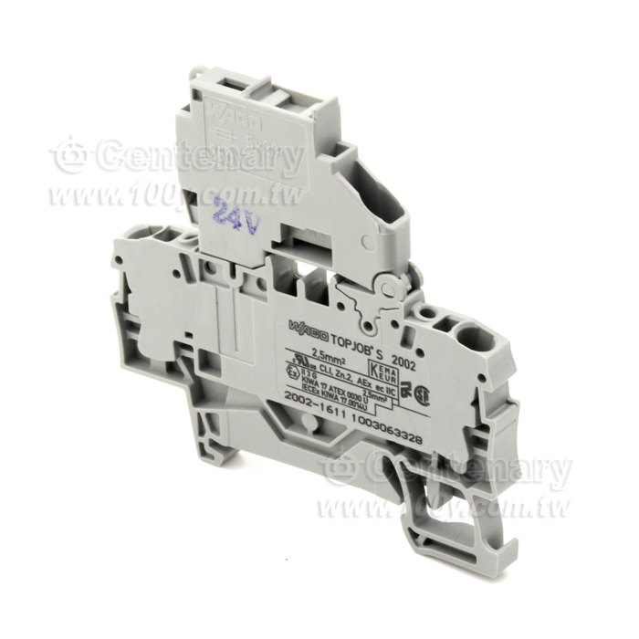 WAGO_Fuse Disconnect Terminal Block With Pivotable Fuse Holder - 105256 Product Image