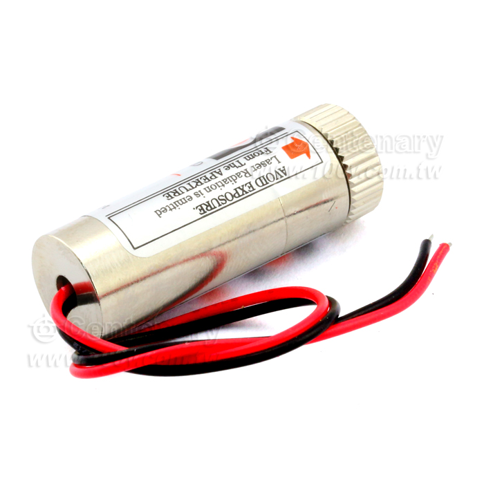 5mW 紅色點狀/可調焦距(650nm)3.0V-5V - 106340 產品圖片