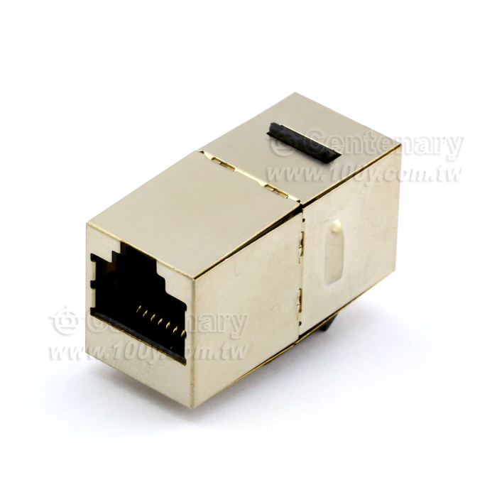 CAT6 六類屏蔽直通模塊轉換接頭 - 107747 產品圖片
