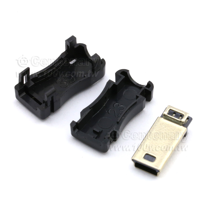 MINI 4P USB Black Connector - 107646 Product Image