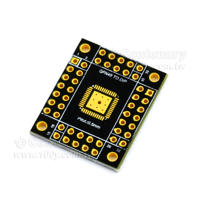 轉接板 QFN44/QFN48 轉DIP - 107793 產品圖片