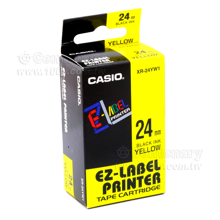 標籤紙 黃底黑字 色帶  6mm - 50631 產品圖片
