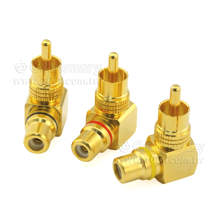 RCA L-Type Male to Female Lotus Plug - 107993 Product Image