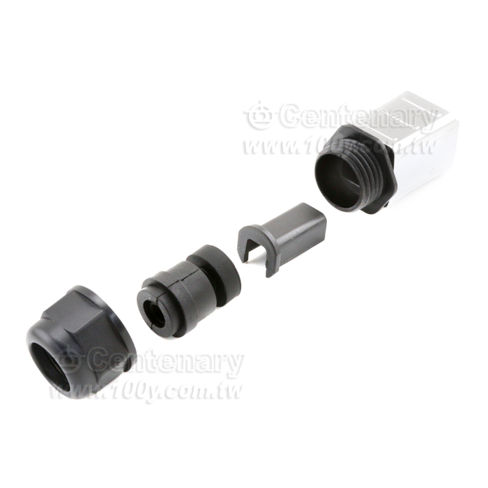 Cnlinko  RJ45 square metal plug - 108144 Product Image
