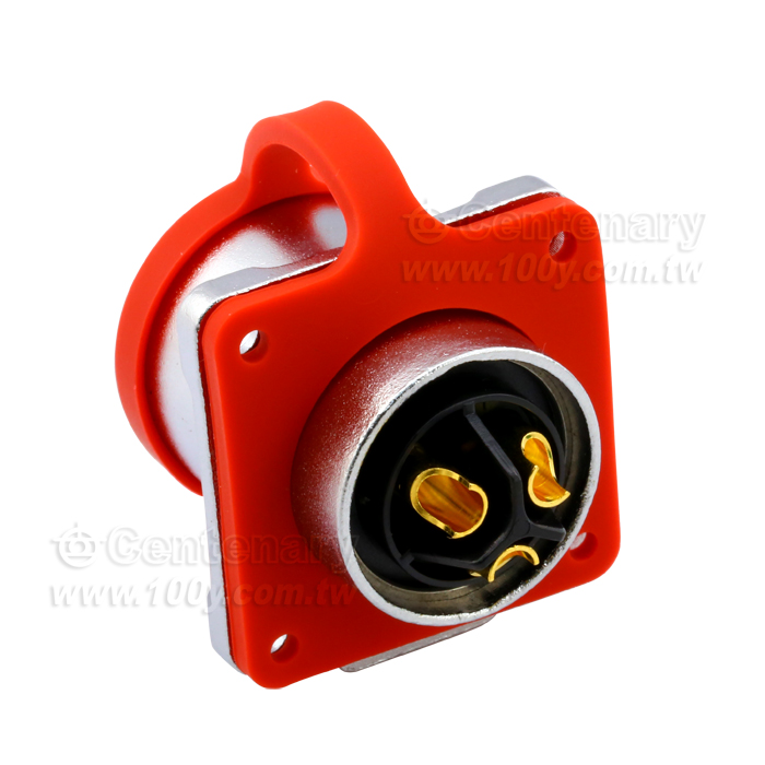 Cnlinko  LP24 type 3 Pins Female socket/Multi core power supply Industrial waterproof connectors - 108130 Product Image