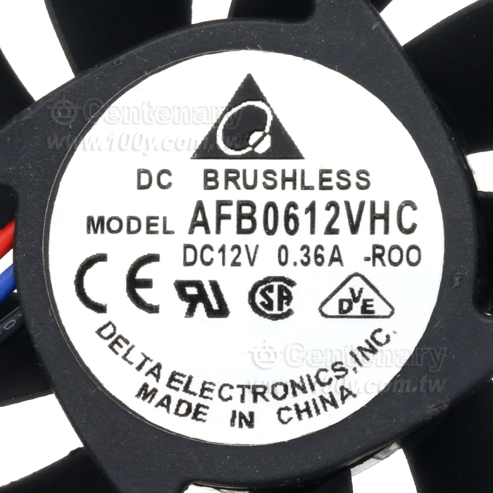 DC12V 三線式 60x60x13mm  - 108321 產品圖片