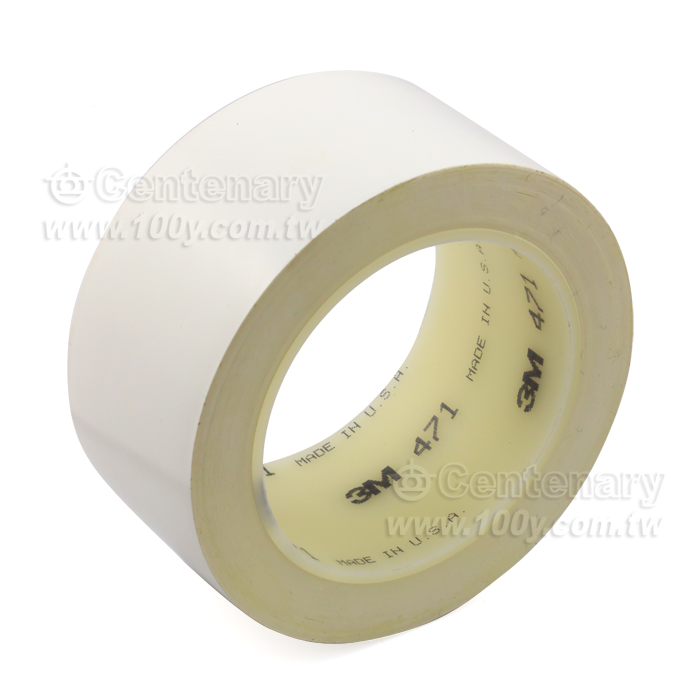 單面警示標示劃線膠帶 白色 20mm*33M - 153769 產品圖片