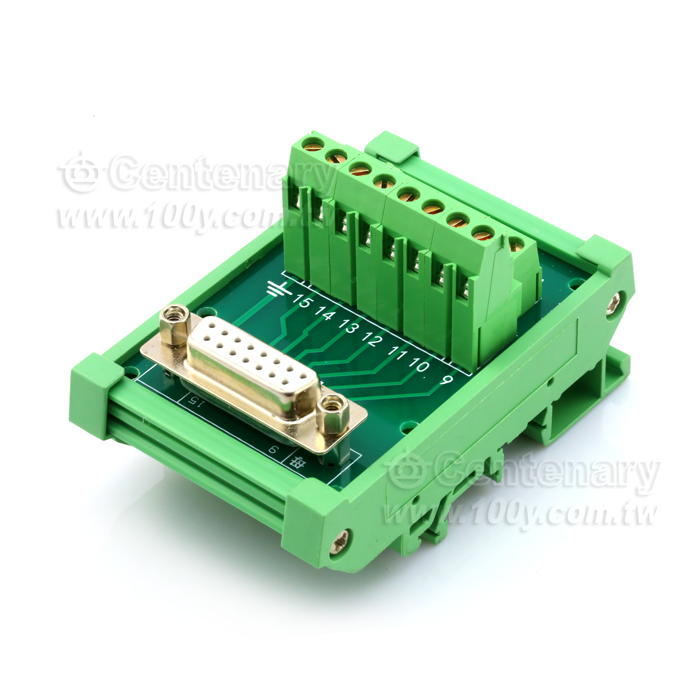 DB15 Relay Station Transfer Terminal Adapter Board Module Female Head - 108583 Product Image