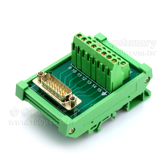 DB15 Relay Station Transfer Terminal Adapter Board Module Male - 108584 Product Image