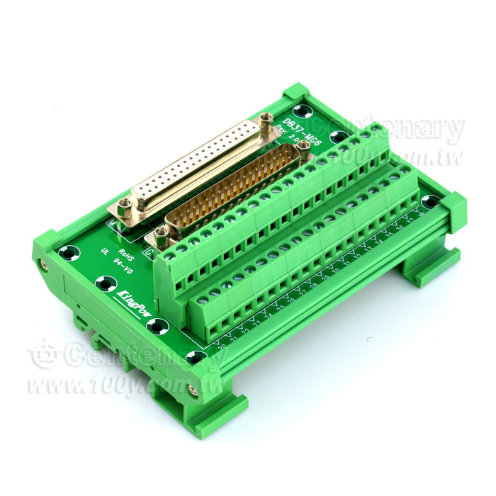 DB37 Male and Female Head Forward Terminal Station Module - 108716 Product Image
