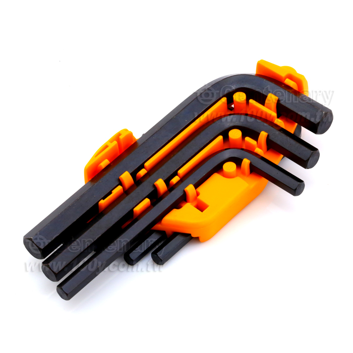 10 Pcs Short Arm, "L" Shaped Hexagon Set - 2496 Product Image