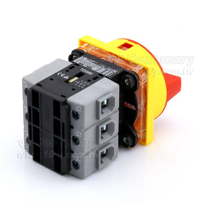 MAIN SWITCH 80A RED - 108802 Product Image