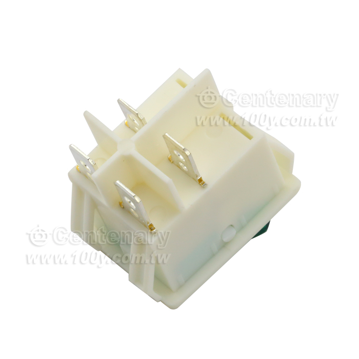 附燈-綠按鈕/白底 - 108303 產品圖片