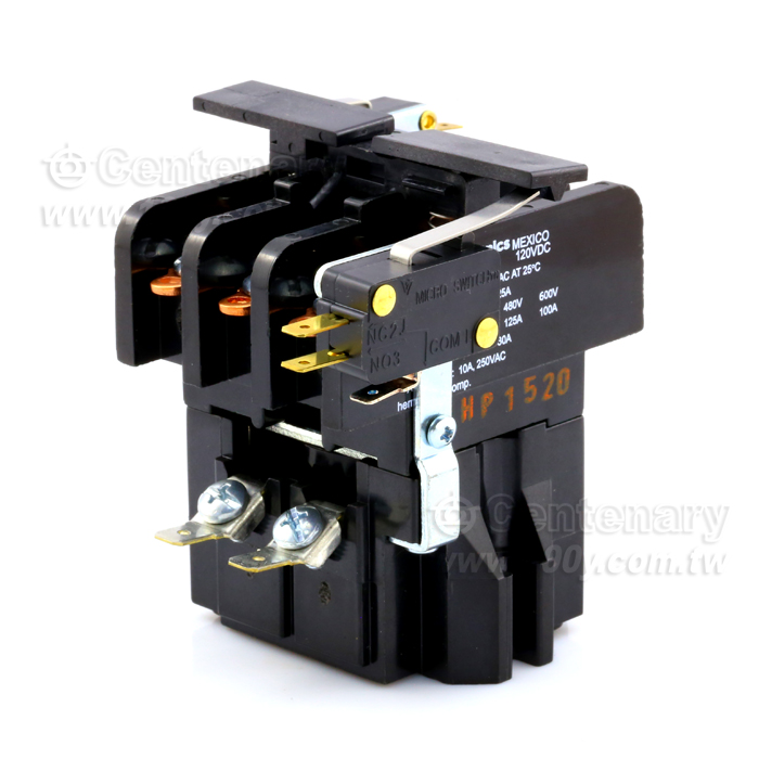 電磁接觸器 120VDC 600V 25A - 108820 產品圖片