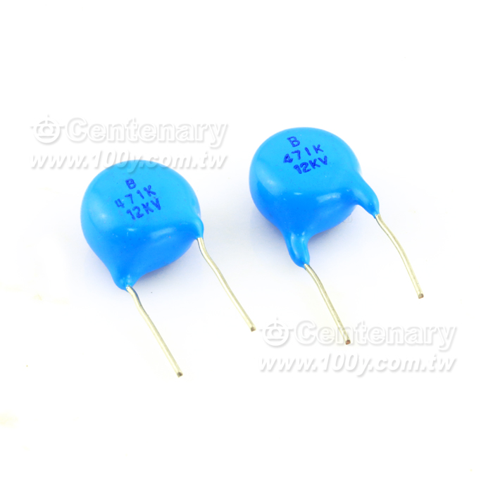 高壓陶瓷電容 470pF/12KV ±10% - 109052 產品圖片