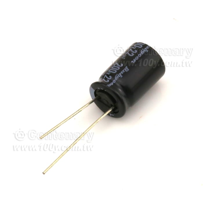 Rubycon_4.7uF/200V Miniature Aluminum Electrolytic Capacitor - 109125 Product Image