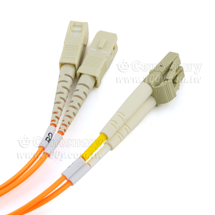 LC/SC 多模雙芯光纖跳線 10M - 129706 產品圖片