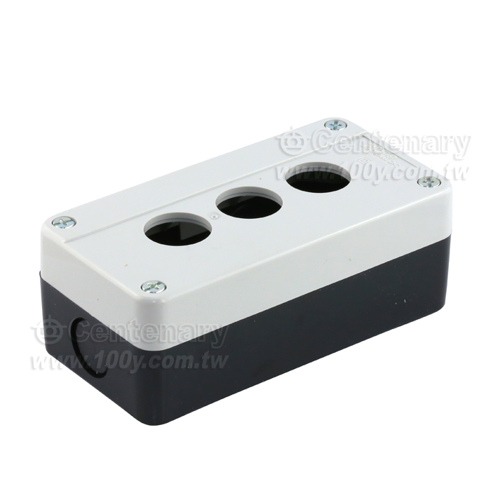3孔塑料按鈕盒 - 109283 產品圖片