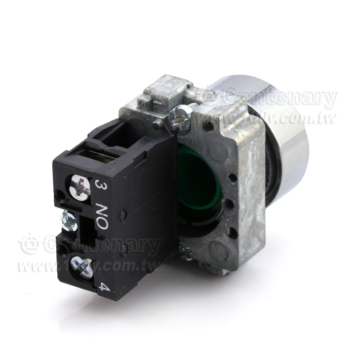 自復式按鈕開關 綠色 1NO AC/DC 600V - 109134 產品圖片