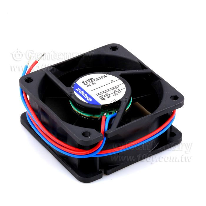 DC24V 帶線風扇 60*60*25mm 150mA/3.6W - 109633 產品圖片
