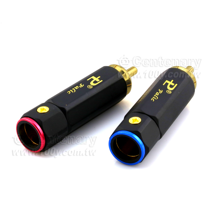 Gold-Plated Lockable Free Solder RCA Plug - 109933 Product Image