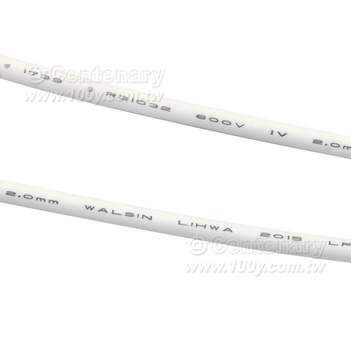 黃色 單芯單支電源線2.0mm*1C 600V - 112750 產品圖片