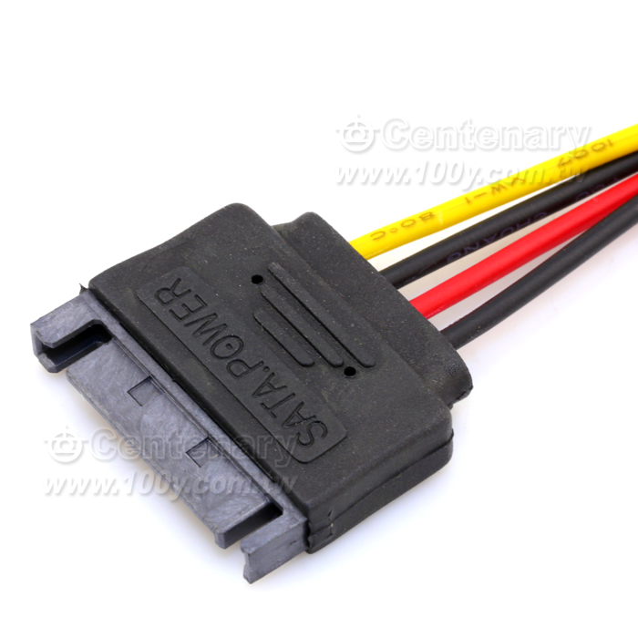 D型4P母轉串口公/SATA反轉電源線 - 103110 產品圖片