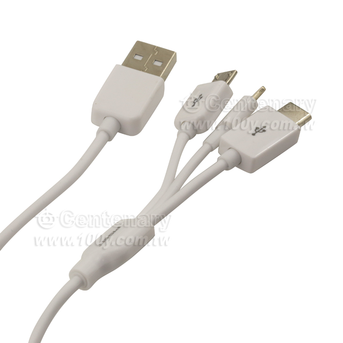 Type-C 三合一數據充電線 - 103455 產品圖片