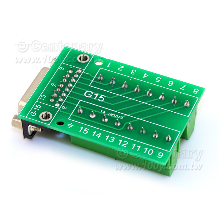 DB15 Female Transfer Terminal Module/ Nut - 106294 Product Image