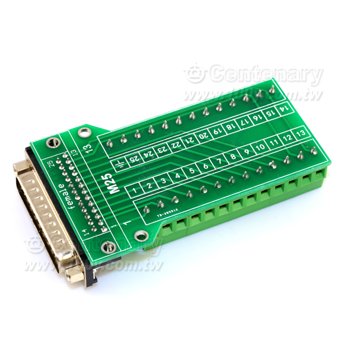 DB25 Male Transfer Terminal Module/ Nut - 106295 Product Image
