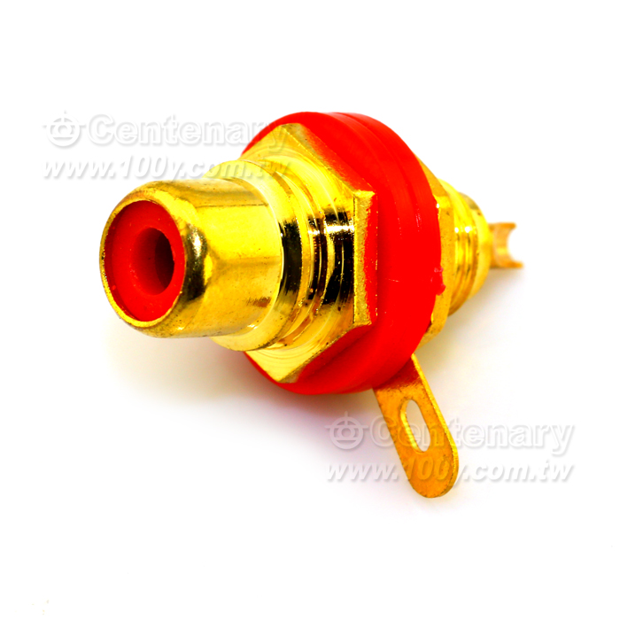 RCA Plug Connector-Gold Flash - 107505 Product Image
