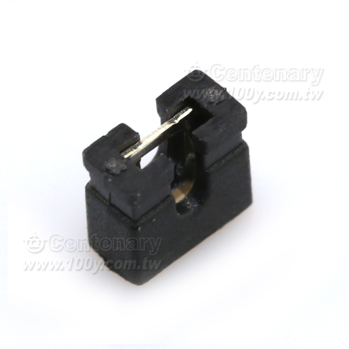P:2.0 跳線帽-短路帽  H:3.5mm  黑色 - 106910 產品圖片