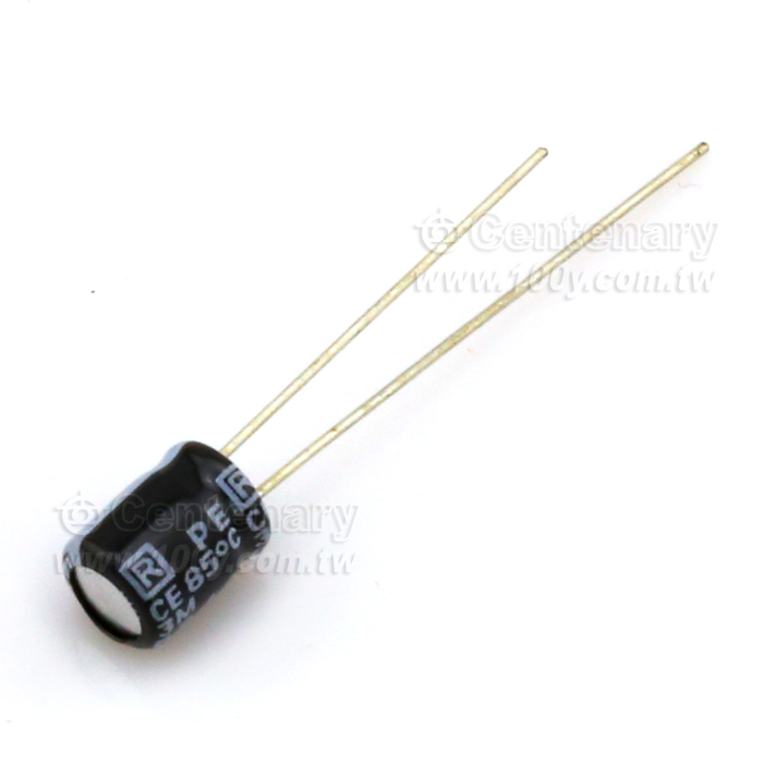 Rubycon_100uF/6.3V Miniature Aluminum Electrolytic Capacitor - 110376 Product Image