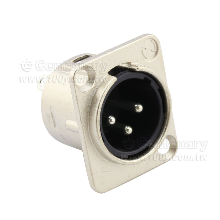 3P XLR Male XLR Male Macaque Seat Base - 110409 Product Image