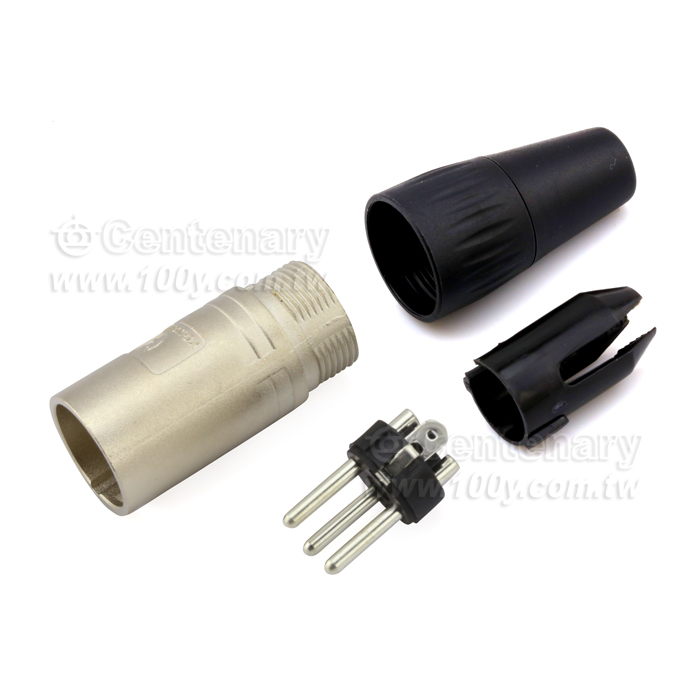 3P XLR Male XLR Balanced XLR Audio icrophone Plug - 110406 Product Image