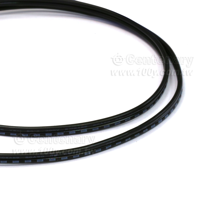 黑印白條平行線 22AWG*2C - 110179 產品圖片