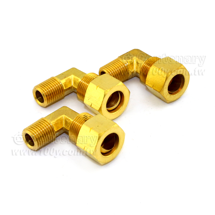 1/4T*1/2S Bay Tongren Style Brass Fitting - 106680 Product Image