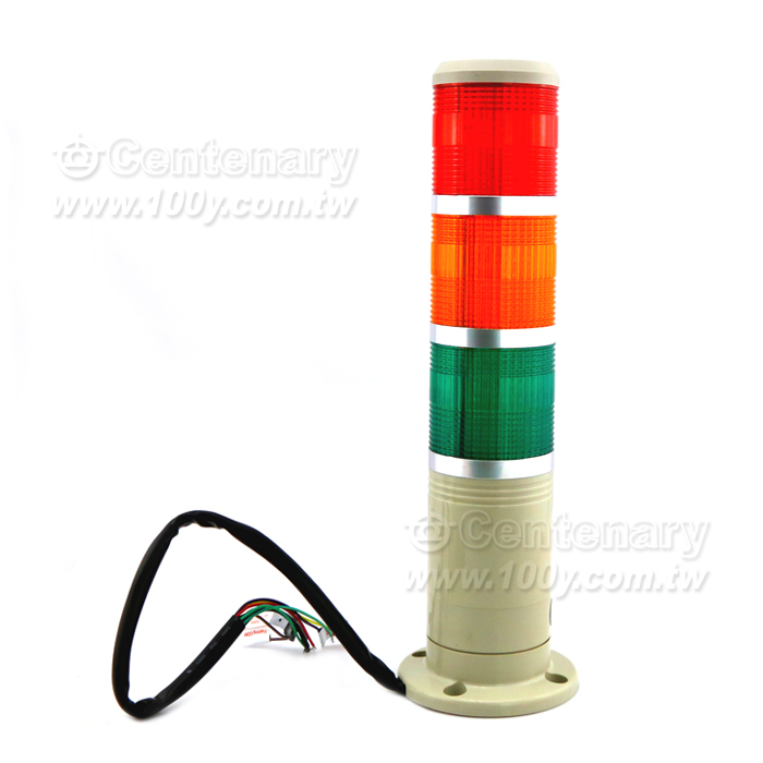 φ70盤式閃光警示燈24V LED 紅橙綠(ROHS) - 44383 產品圖片
