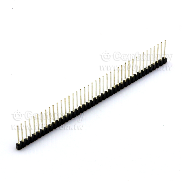 Long Square Pin Female Single-Row Seat - 110947 Product Image