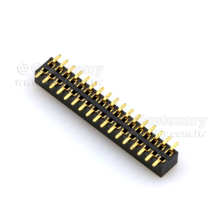 1.0mm Female Header Receptable - Double Rows - 111174 Product Image