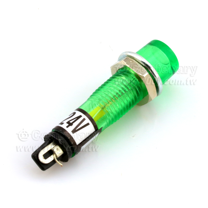 綠色指示燈12V-12mm - 8854 產品圖片