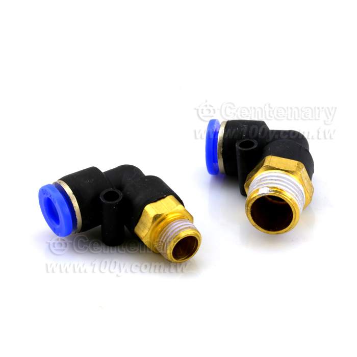 PL thread fast pneumatic bending joint L type - 111252 Product Image