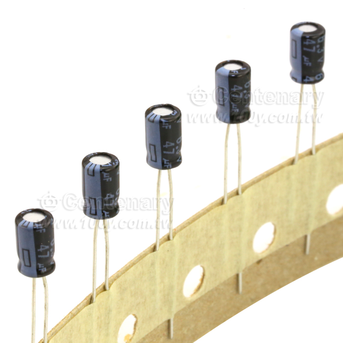 Rubycon_47uF/6.3V Miniature Aluminum Electrolytic Capacitor - 111416 Product Image